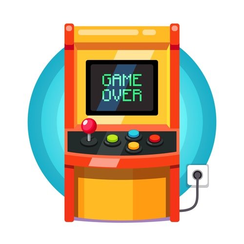 Arcade Machine for Birthday Party