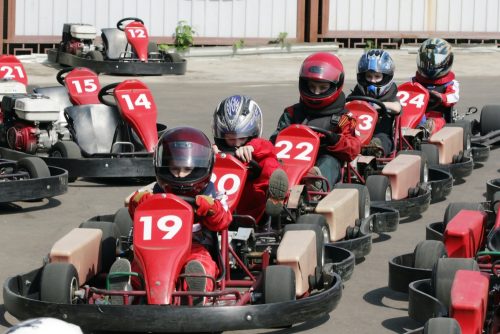 Go karting birthday party