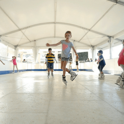 perth hire mobile ice rink_monsterball amusement