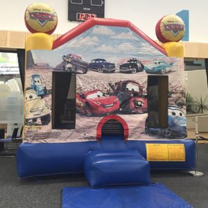 disney mcqueen cars jumping castle