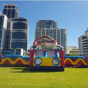 inflatable obstacle course challenge