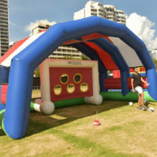 kid soccer ball inflatable goal