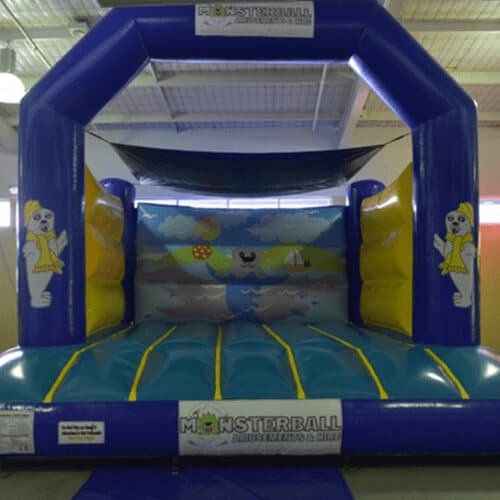 plain-blue-bouncy-castle-seals-beach