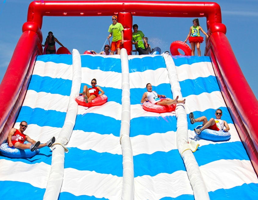 Monsterball amusements _ ROC RACE inflatable course