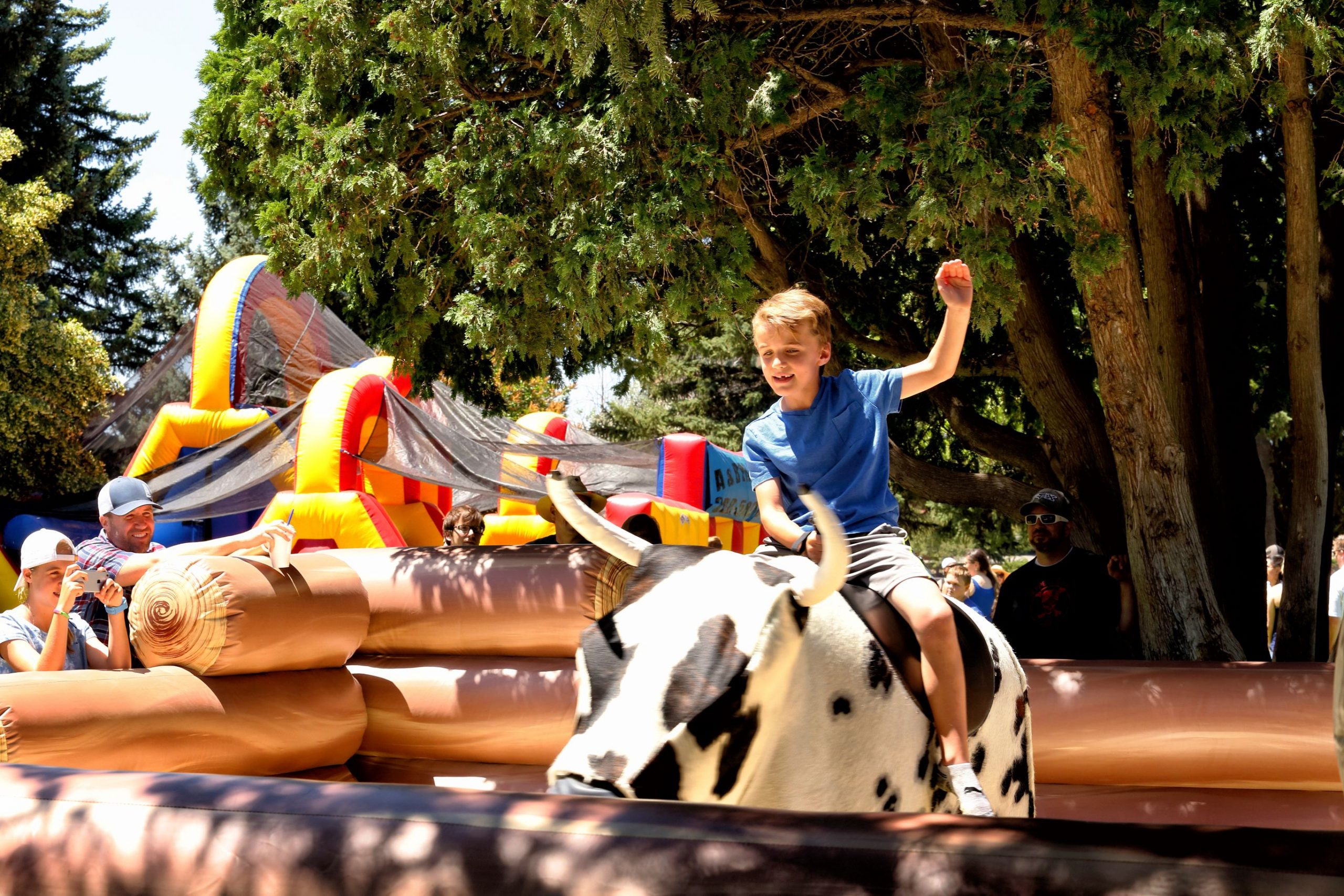 ride a mechanical bull